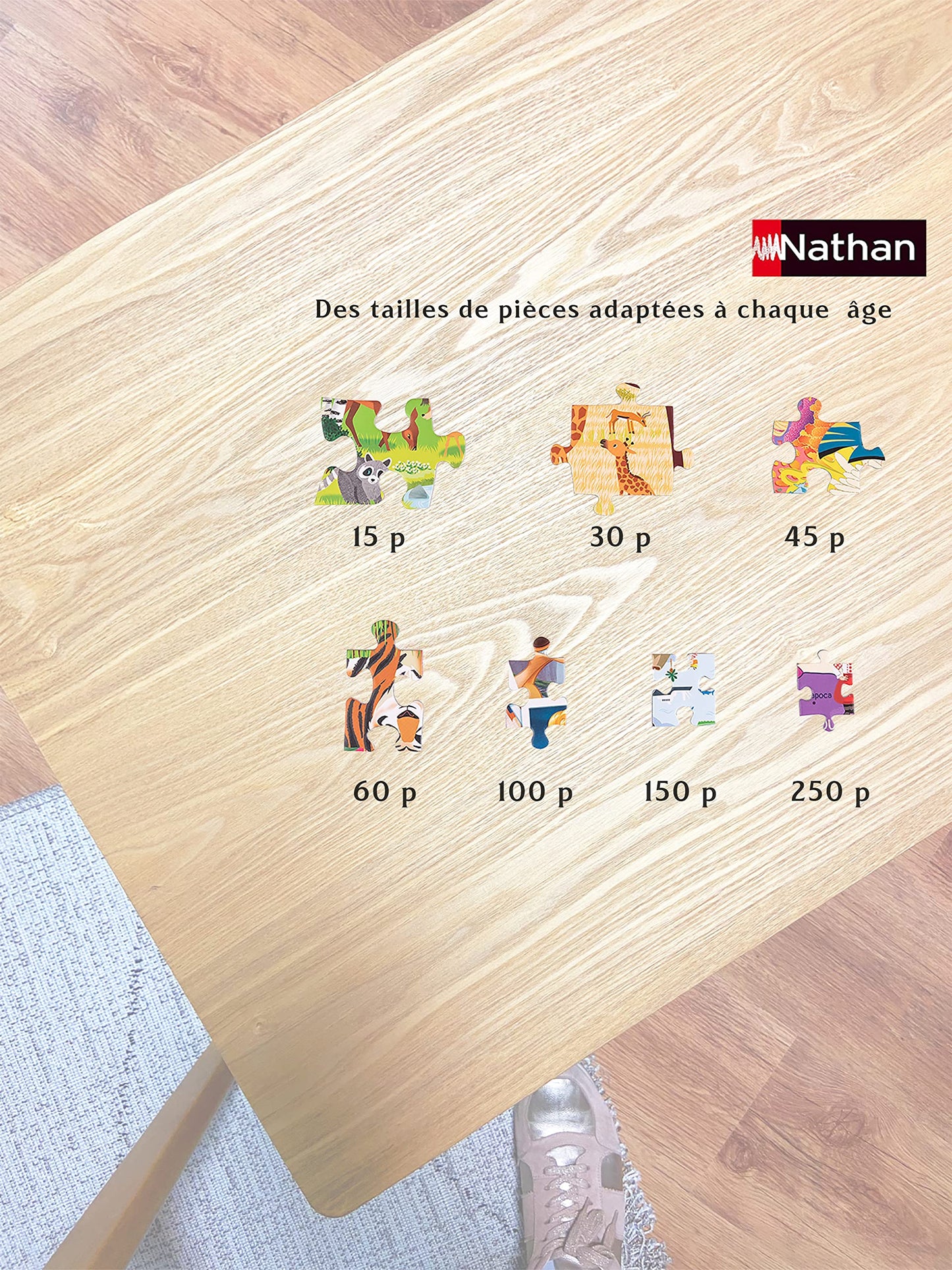 Nathan Puzzle Disney Animals, 45 piese, 5+ ani