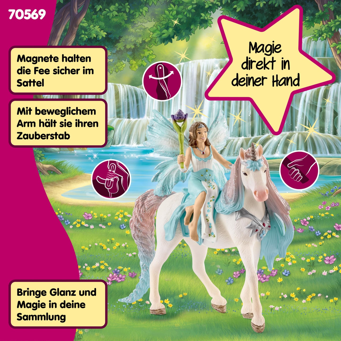 Schleich BAYALA 70569 Eyela cu Unicorn, 5+ ani