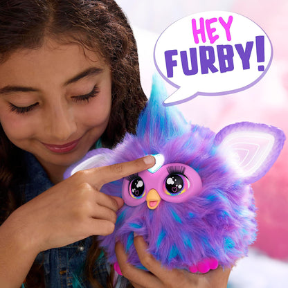 Hasbro Furby Jucărie de pluș interactivă mov 6+ ani