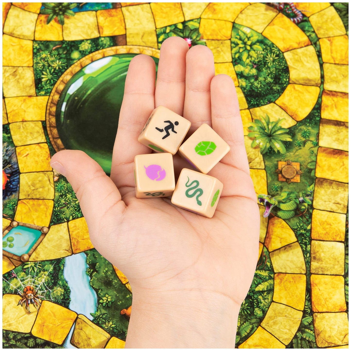 Joc de Masă Jumanji Spin Master 6062309 pentru 2-4 Persoane, Verde, versiune germană