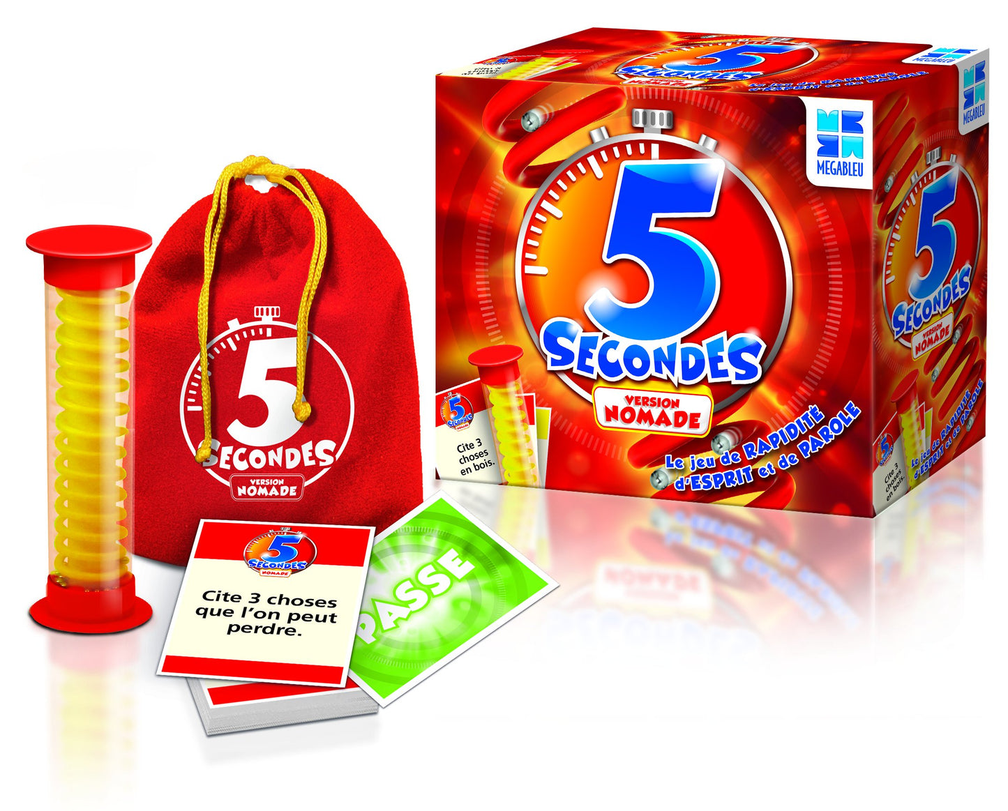 Megableu 678120 Joc de societate Nomad 5, a doua versiune, 3-6 jucători, de la 8 ani (franceză)