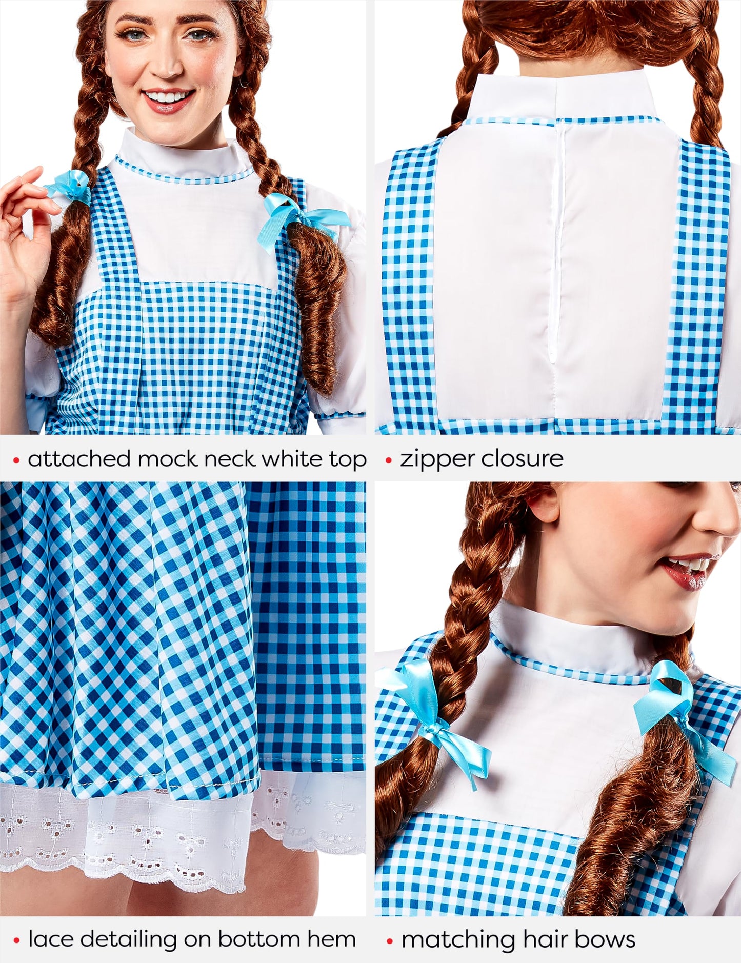 Rubie's 887378 Costum Dorothy Vrăjitorul din Oz
