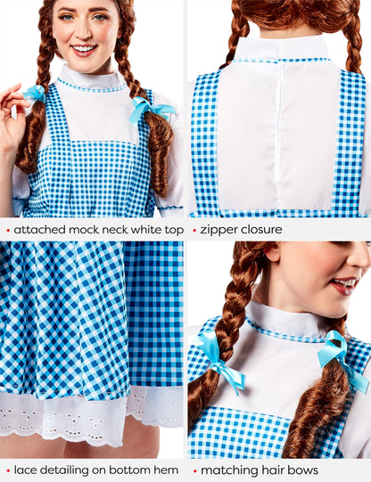 Rubie's 887378 Costum Dorothy Vrăjitorul din Oz