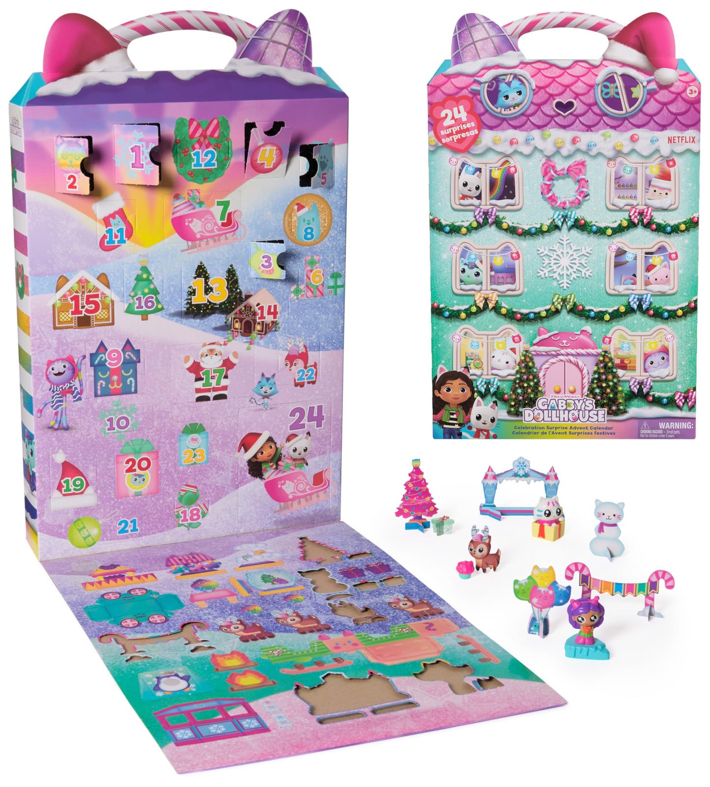 DREAMWORKS GABBY'S DOLLHOUSE Calendar de Advent cu 24 de surprize, de la 3 ani
