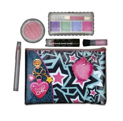 Clementoni 18697 Crazy Chic Etui de machiaj, 6+ ani