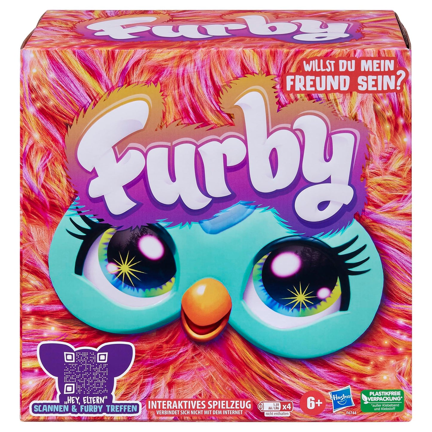 Hasbro Furby Interactiv (Portocaliu) - versiune germană