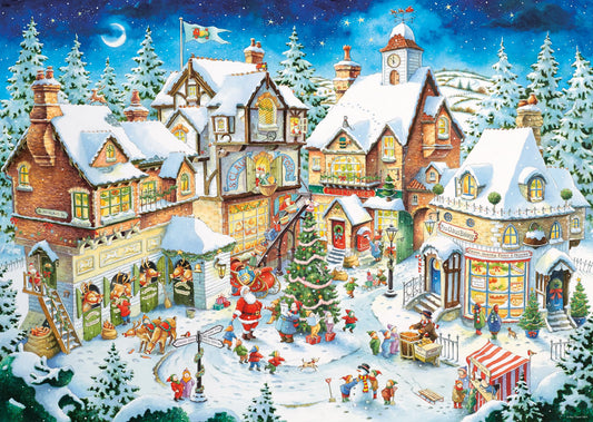 Puzzle Ravensburger 12001271 - Jubilare 50 ani: Satul de Crăciun, Ediție Limitată - Puzzle 1000 piese pentru adulți și copii de la 14 ani, Puzzle de Crăciun