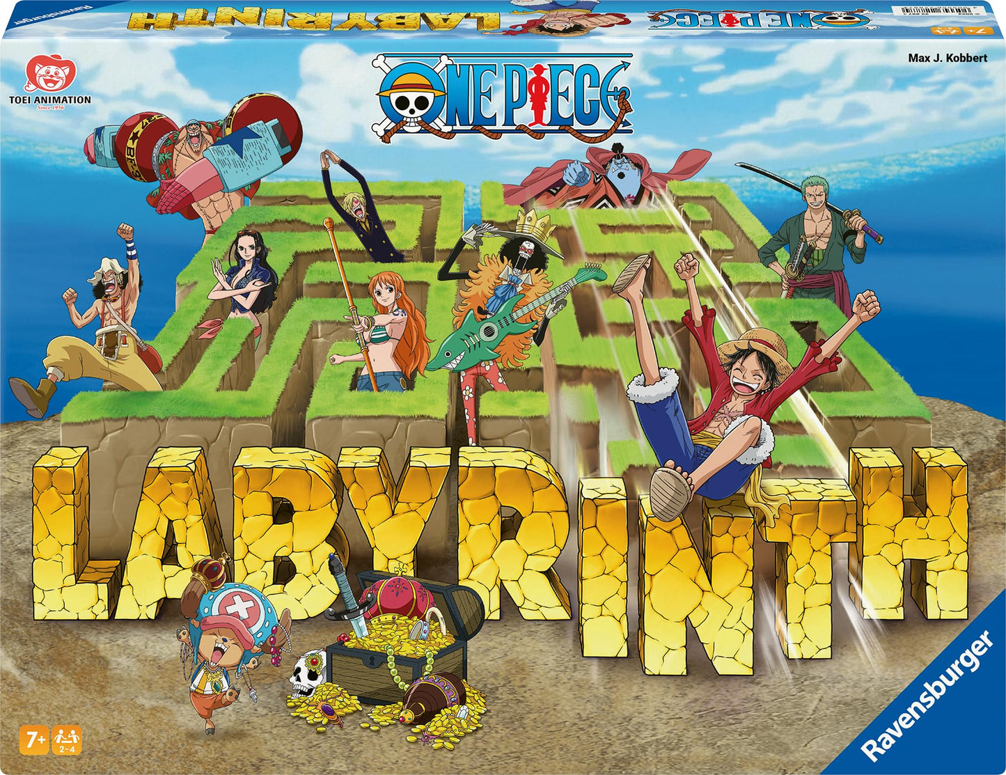 Ravensburger 22887 One Piece Labirint Joc de societate clasic pentru 2-4 jucători de la 7 ani