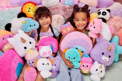 Fluffie Stuffiez - Noruleț Mic, Surpriză la Deschiderea Cutiei cu ASMR, Jucărie Fidget DIY, Piele Flexibilă, Blană Ultrasoft, pentru Copii și Fete de la 4 Ani.