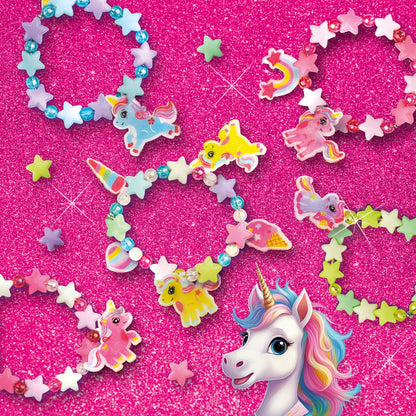 SES Creative 14748 Set Brățări Unicorn, 5+ ani