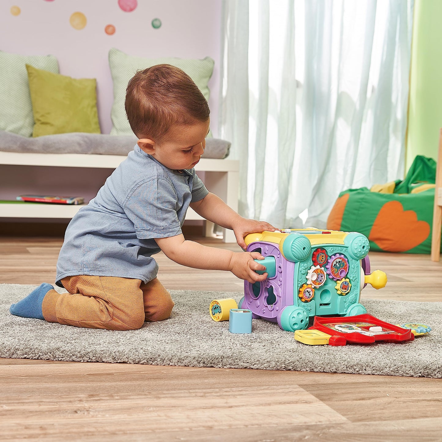 VTech Cub interactiv Baby, muzica si forme, 12-36 luni