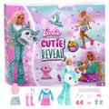 Barbie Cutie Reveal Calendar Advent, 24 surprize, 3+ ani