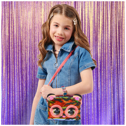 Purse Pets Geanta Tigru Holografica, 30+ sunete, 4+ ani
