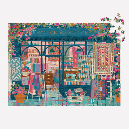 Galison Stitch By Stitch Puzzle 1000 piese