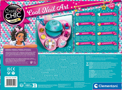 Clementoni Crazy Chic - Set de Manichiură Cool pentru Copii - 6 Ani (18599)