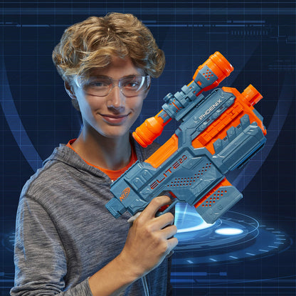 Nerf Elite 2.0 Phoenix CS-6 Blaster, 12 săgeți
