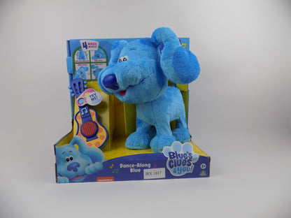 Famosa - Jucărie de pluș electronică cainele dansator Dance Along Blue, 37 cm (BLU08000)