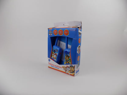 LEXIBOOK Paw Patrol - Walkie-talkies Chase din La Patrulla Canina, cu clemă pentru curea, baterie, albastru/roșu, TW12PA