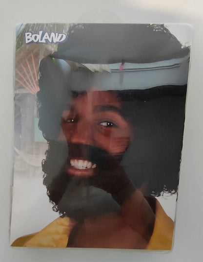 Peruca Afro Rufus cu Barba și Mustață Boland