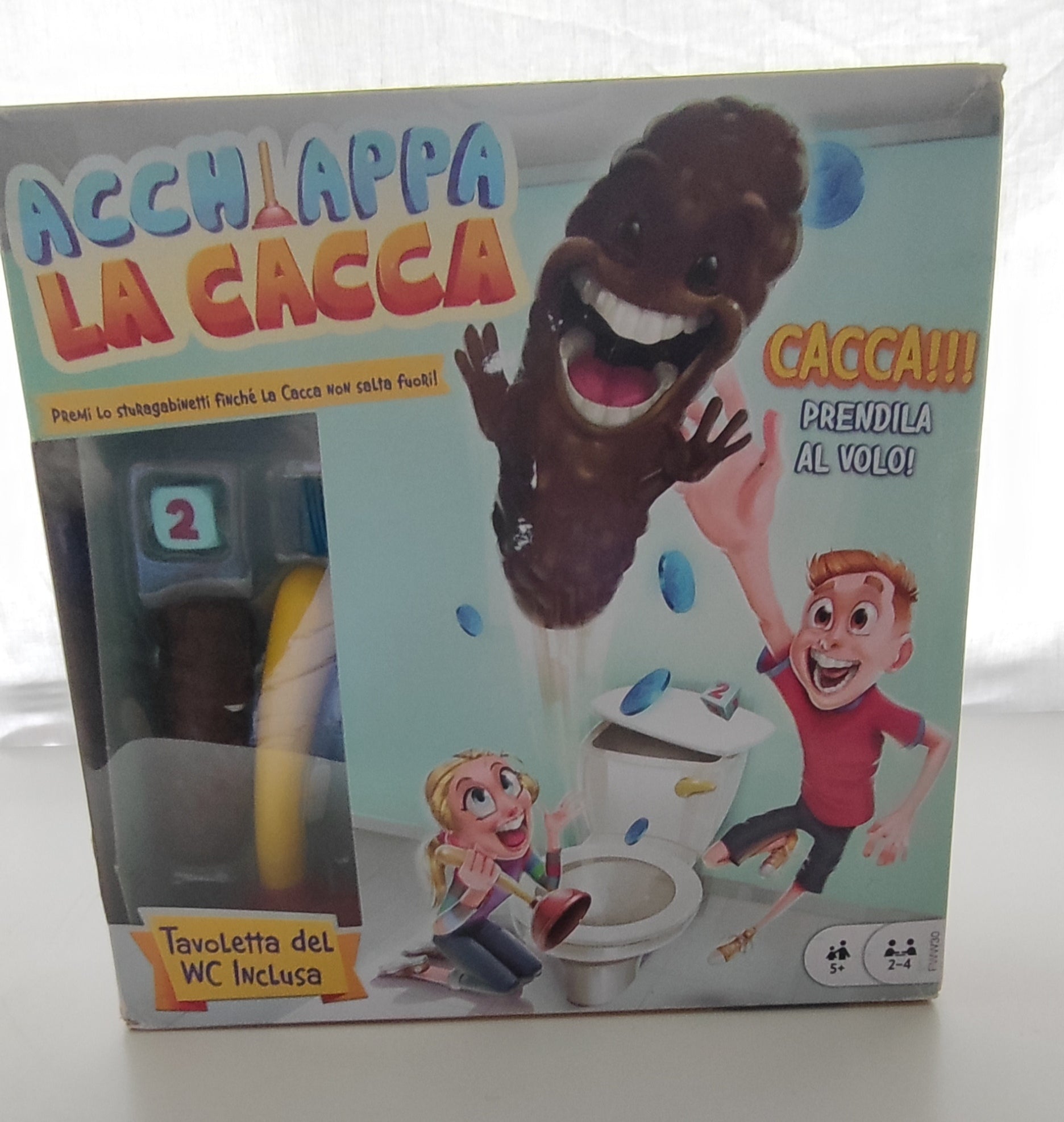 Mattel Games Atrapa La Caca Drim Baño Boom, ¡Atrapa La Caca