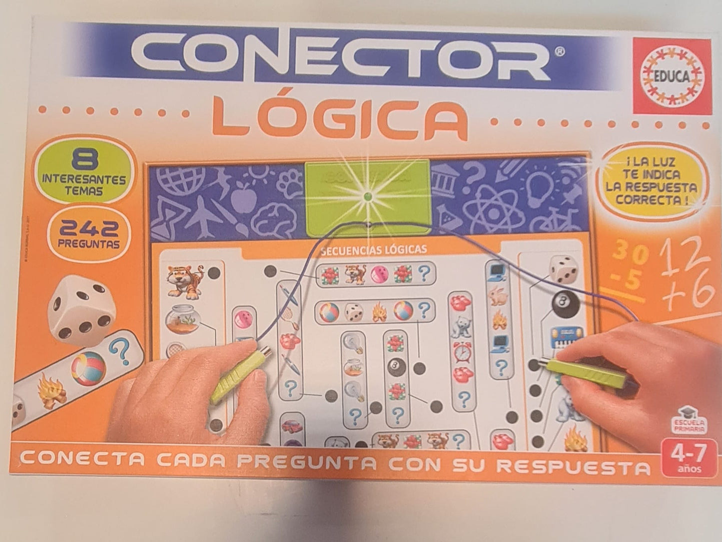 Joc educativ Educa Connector, invat si asociez, multicolor