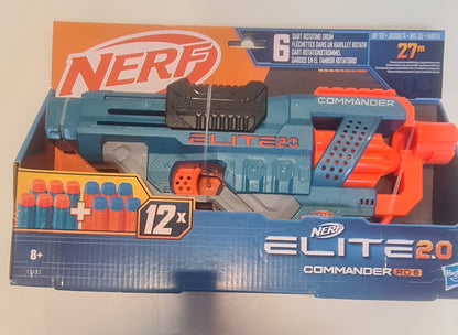 Nerf Elite 2.0 Commander RD-6 Blaster, 12 săgeți